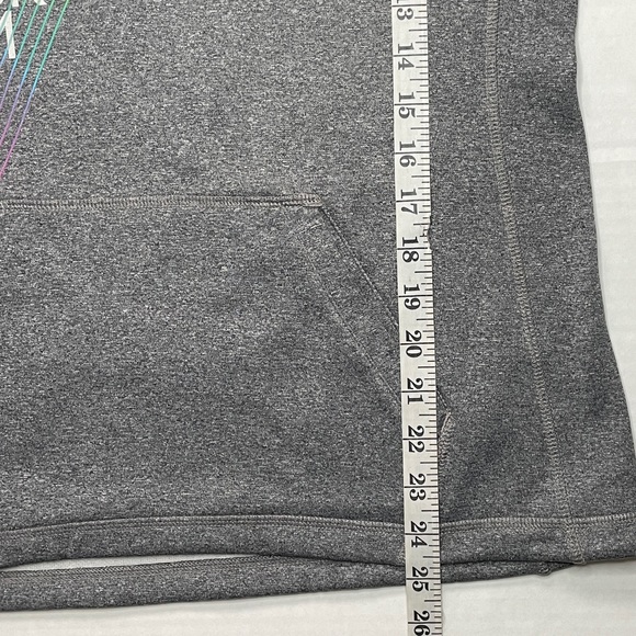 NIKE Womens Medium Hoodie Sweatshirt Surf Cup Soccer Gray Long Sleeve Therma Fit - Picture 9 of 9